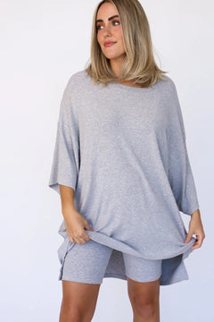 Sweet Me Oversized Shirt w/ Shorts set