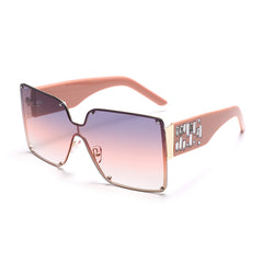 The Oreldia Oversized Rimless Sunglasses