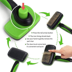 The Slicker Self Cleaning Dog Brush