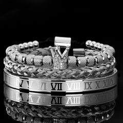 Royal Charm Mens Bracelet set