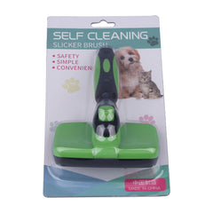 The Slicker Self Cleaning Dog Brush