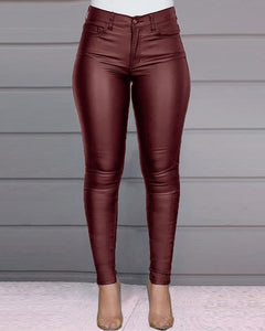 The Jordan Women's Vegan Leather Look PU Pants